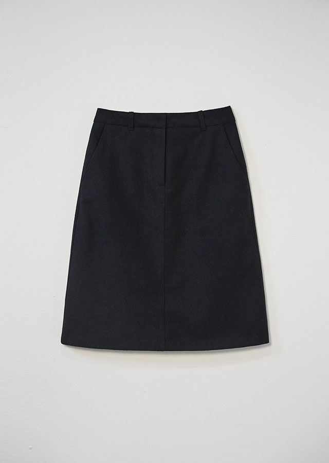 classic A-Line skirt-black