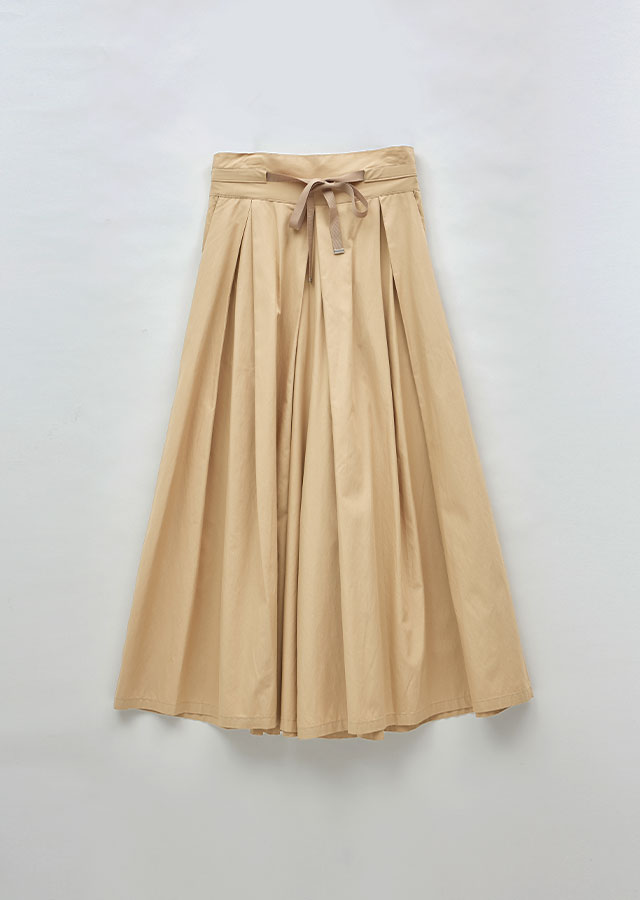 flared skirt PT-beige