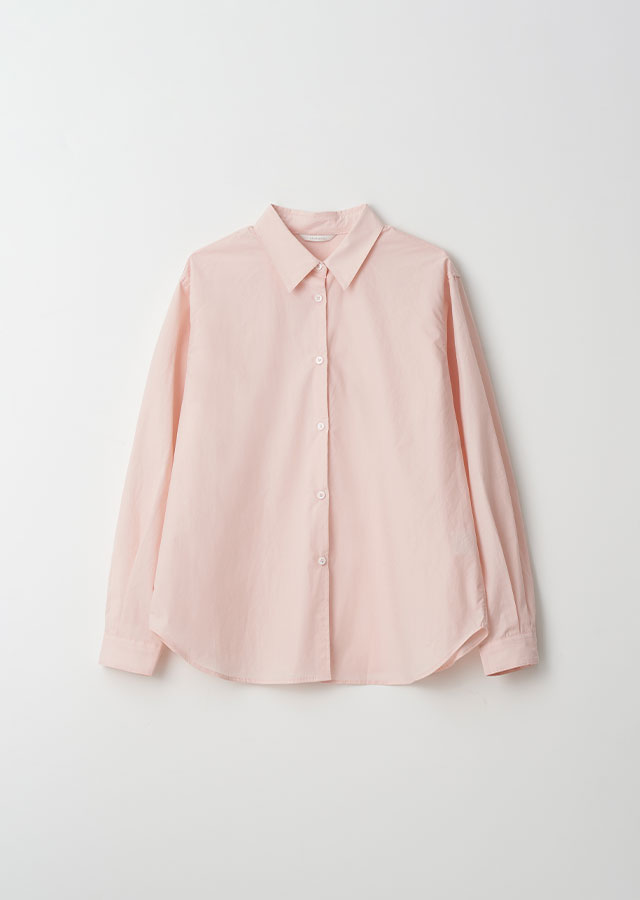 [15%] bio poplin shirt-pink