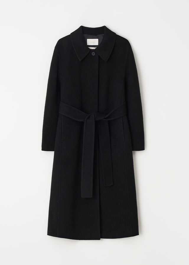 [15%] fox single handmade coat-black (12월 27일 이후 순차배송)